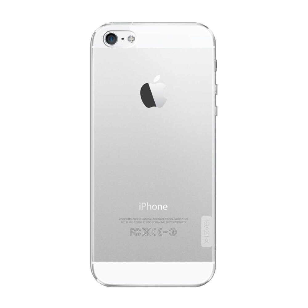 Husa in silicon X-Level Antislip pentru iPhone 5/5S/SE, transparent