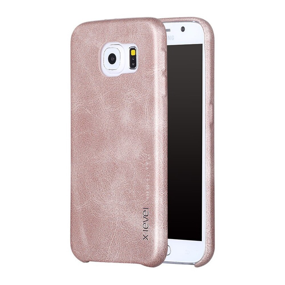 Husa de protectie spate X-level Vintage pentru Galaxy S6, auriu