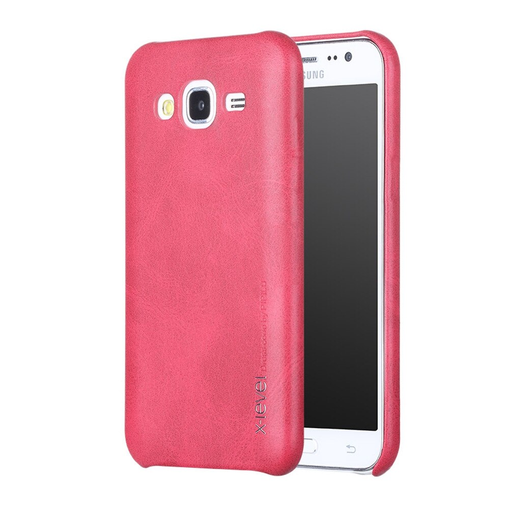 Husa de protectie spate X-Level Vintage pentru Galaxy J5, rosu