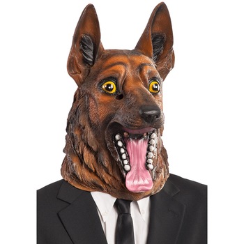 Masca latex catel surprins salivand Masca latex catel surprins salivand