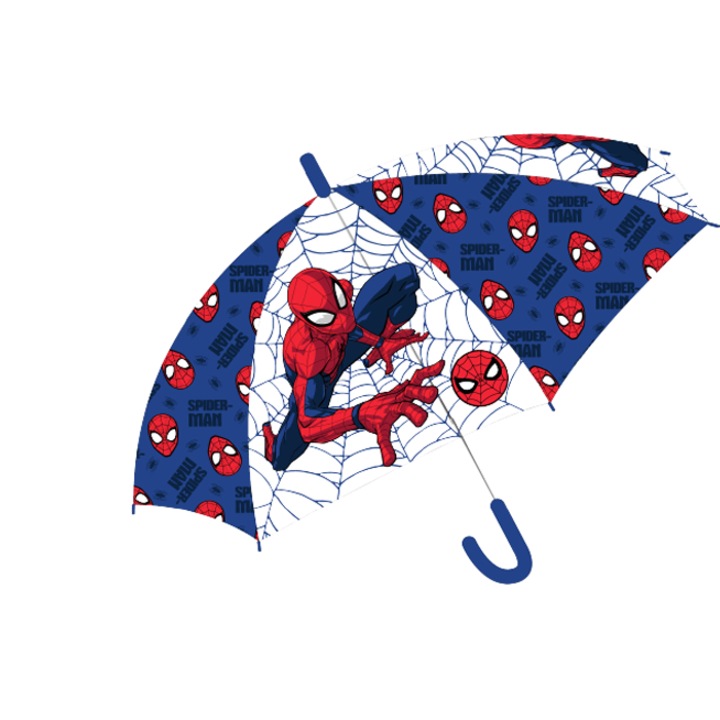 Automata esernyő, Pókember, figurák, sötétkék, 60cm