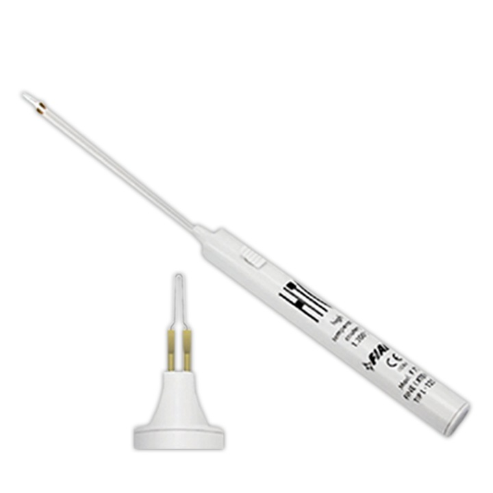 Electrocauter model F7277, temperatura 1200°C, varf fin extra lung, de unica folosinta, 125x290 mm