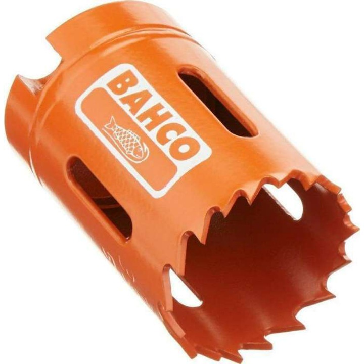 Burghiu, Bahco, Pentru lemn/metal, 24 mm, Portocaliu