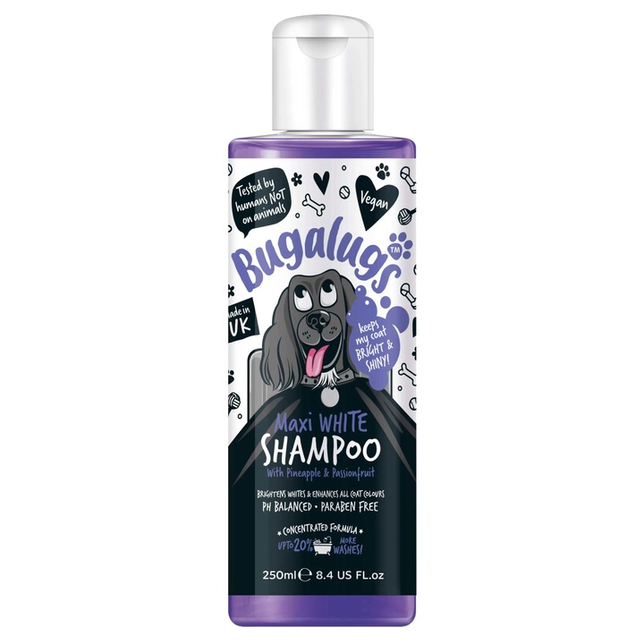 Sampon, Bugalugs, Maxi White, 250ml