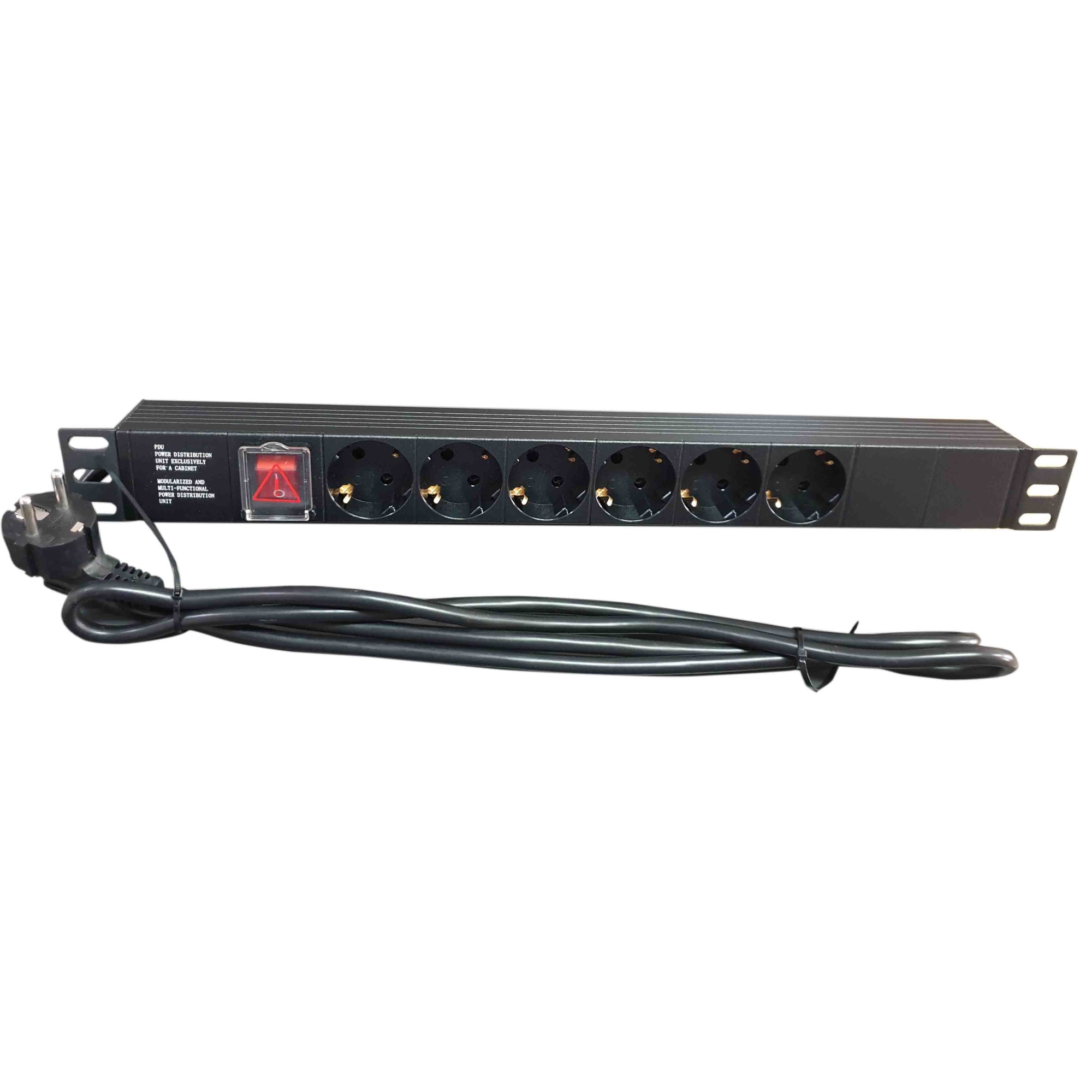 De Bara Rack Bara alimentare profesionala PDU rack 19'' din aluminiu LanKATT, cu 6 ...