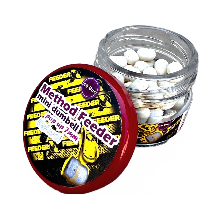 Пелети Mini Dumbell FeederX Garlic 5x7мм, 10гр