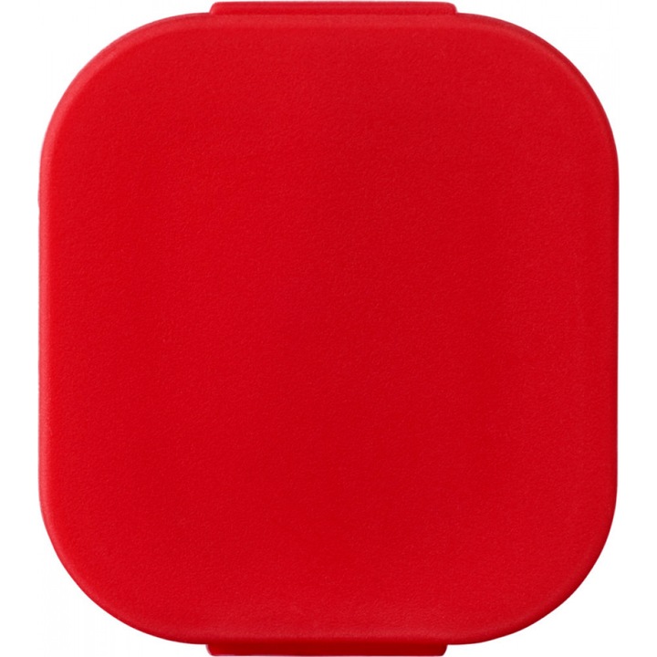 Suport stand telefon, cu banda adeziva rezistenta, Rosu, 5 cm x 5 cm