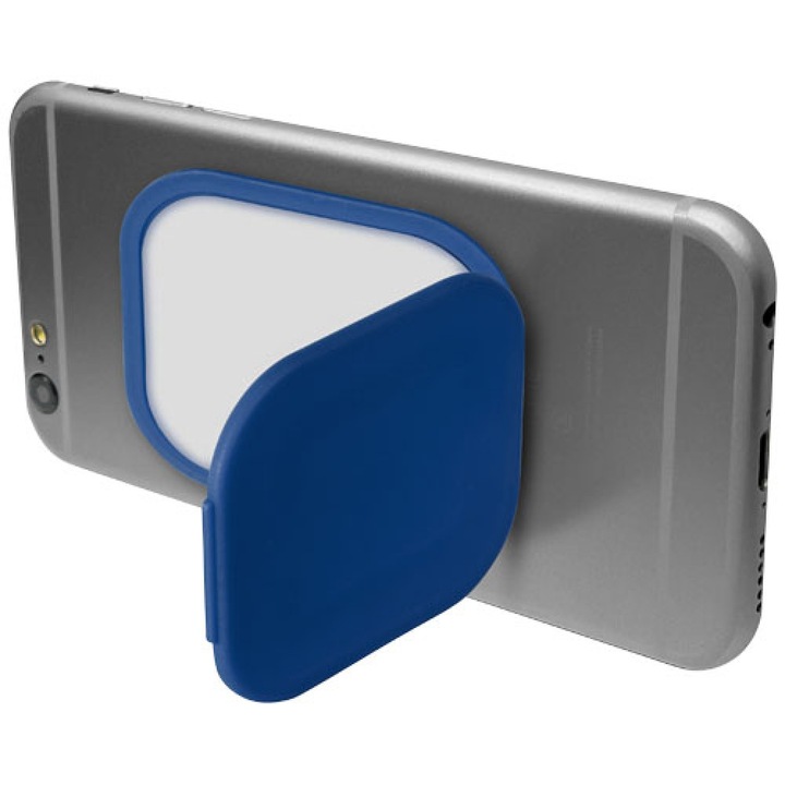 Suport stand telefon, cu banda adeziva rezistenta, Albastru, 5 cm x 5 cm