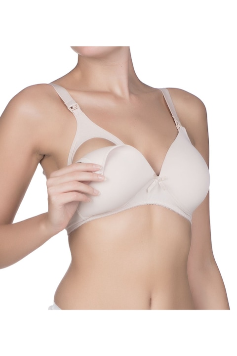 Női melltartó, Naturana, 4005334770670, krém, poliamid/elasztán, 85E EU