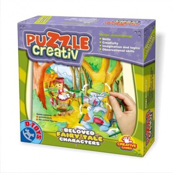 Puzzle Creativ Personaje din Basme Celebre Puzzle Creativ Personaje din Basme Celebre