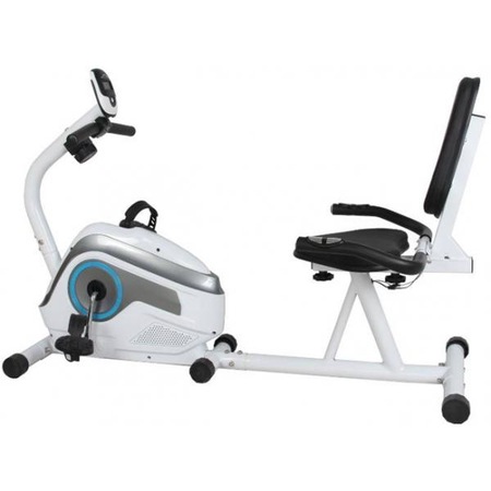 Bicicleta orizontala magnetica FitTronic 507R, volanta 6 kg