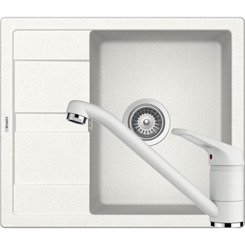 Kit chiuveta Schock Ronda D-100 580 x 500 mm si baterie Schock Cosmo Alpina Cristalite Kit chiuveta Schock Ronda D-100 580 x 500 mm si baterie Schock Cosmo Alpina Cristalite