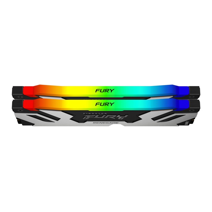 Memory Kingston Fury Renegade Silver RGB 32GB(2x16GB), DDR5, 6400MHz, CL32