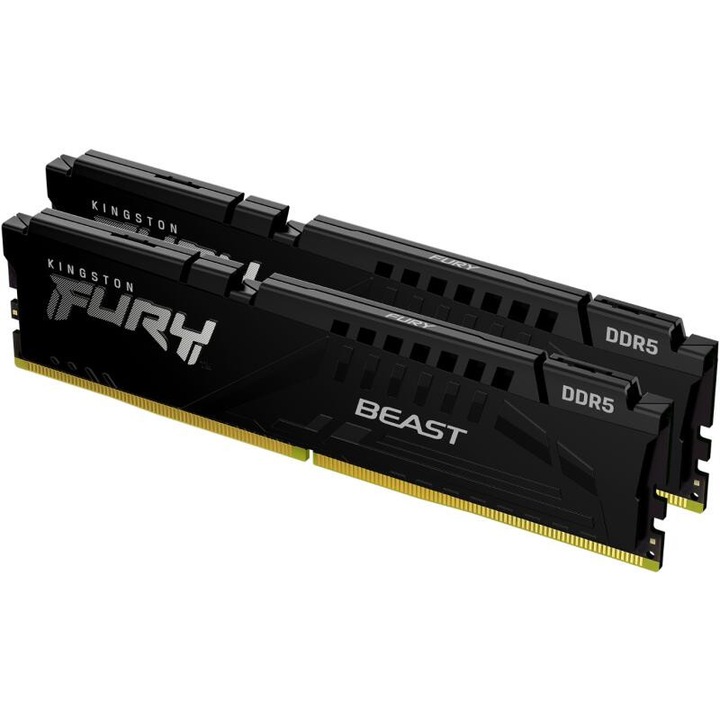 Памет KINGSTON, FURY DDR5, 16GB, 5600MHz, CL40, DIMM, Черен
