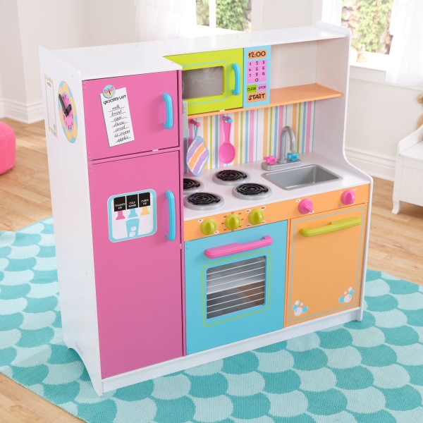 Кухня за деца KidKraft Deluxe Big & Bright Kitchen, 3+ - eMAG.bg