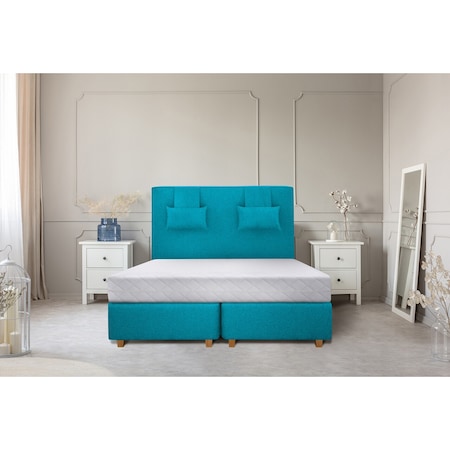Saltea SuperOrtopedica Green Future KONFORTA+ 18 cm, 160x180x18cm, Spuma poliuretanica, Husa detasabila, lavabila, matlasata, hipoalergenica, Reversibila, Ferma
