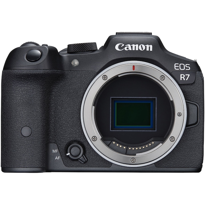 Aparat foto Mirrorless Canon EOS R7, Body, 32.5MP, Negru
