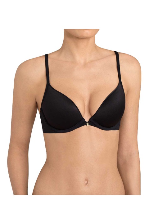 Sutien dama push-up cu burete aerat, Triumph Body Make-Up Essentials, bej, Negru