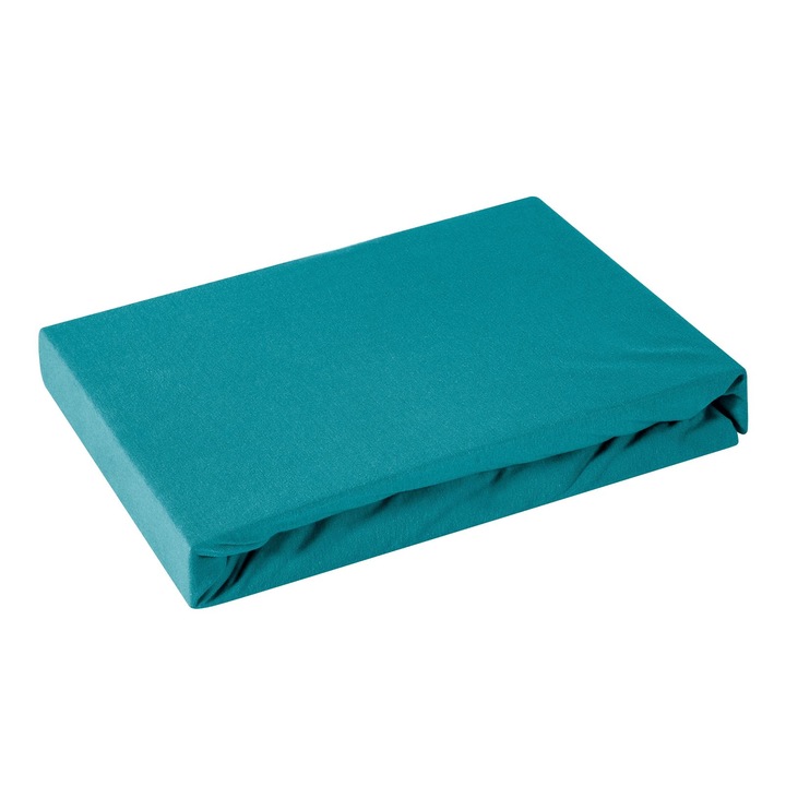 Cearceafuri de pat Eurofirany JERSEY 90x200 Turcoaz