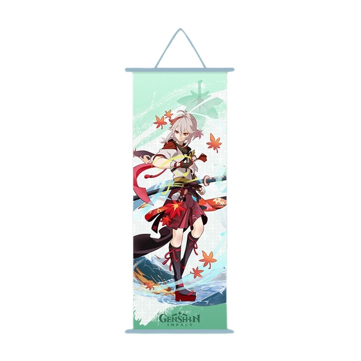 OEM Plakát Kaedehara Kazuha Genshin Impact, 25x70 cm, többszínű