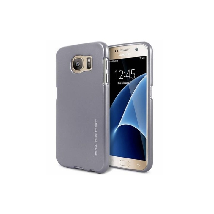 Калъф за Samsung Galaxy A5 2018 / A8 2018, защитно покритие, силикон, Сив, MON-BBL6446