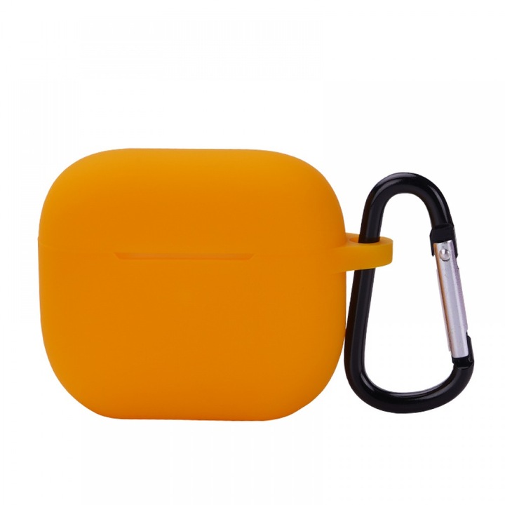 Husa casti Airpods 3, Cellect, Silicon, 2.5 mm, Portocalie