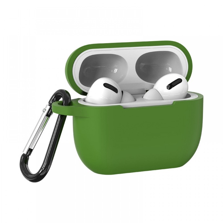 Husa pentru Airpods Pro, Cellect, Verde