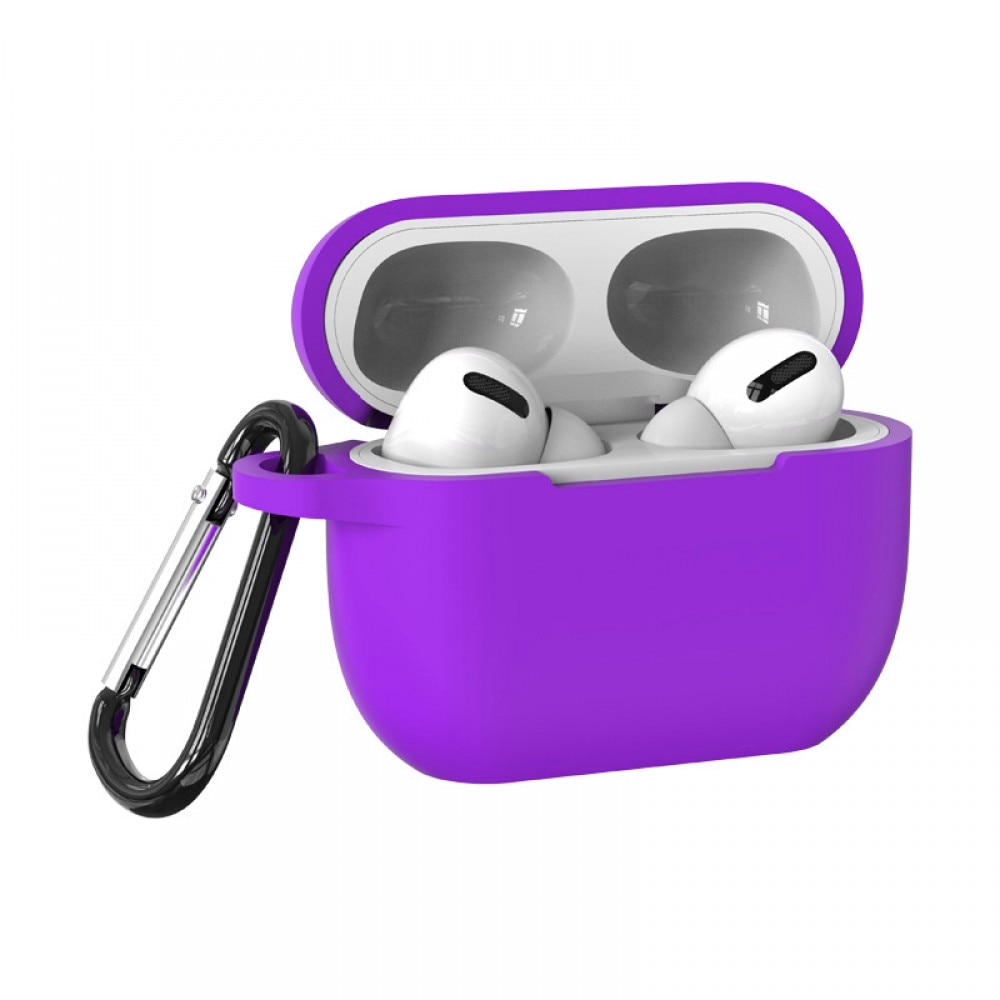 Husa casti, Cellect, Compatibil cu Airpods Pro, 2,5 mm, Silicon, Violet