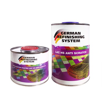 Set lac acrilic HS ANTI SCRATCH,1 litru lac + 500 ml intaritor Set lac acrilic HS ANTI SCRATCH,1 litru lac + 500 ml intaritor