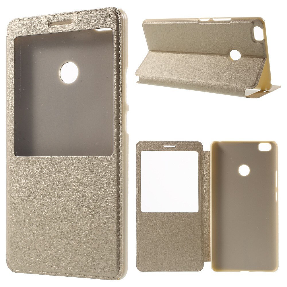 Husa Xiaomi Mi Max, Deschidere Laterala, Culoare Gold
