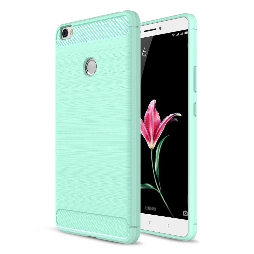 Carcasa Xiaomi Mi Max, Culoare Cyan, Superslim