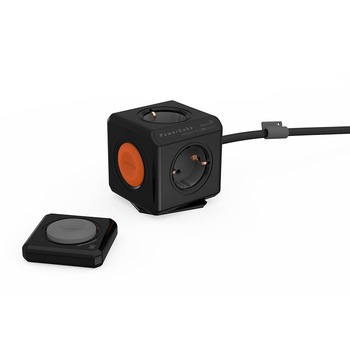 Prelungitor PowerCube Allocacoc 1512BK, 1.5m, telecomanda Prelungitor PowerCube Allocacoc 1512BK, 1.5m, telecomanda