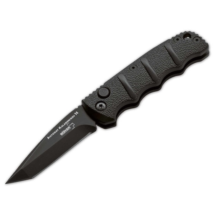 Cutit, Boker Plus, Kalashnikov AKS-74, Inox, 147mm, 64mm, 3.0mm, Negru