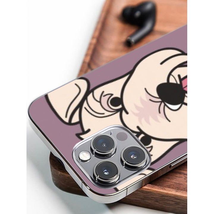 Folie Skin Back Apple Iphone 14-hez, Doggy Design, High Grip, Teljes ragasztó, Könnyű telepítés, Többszínű