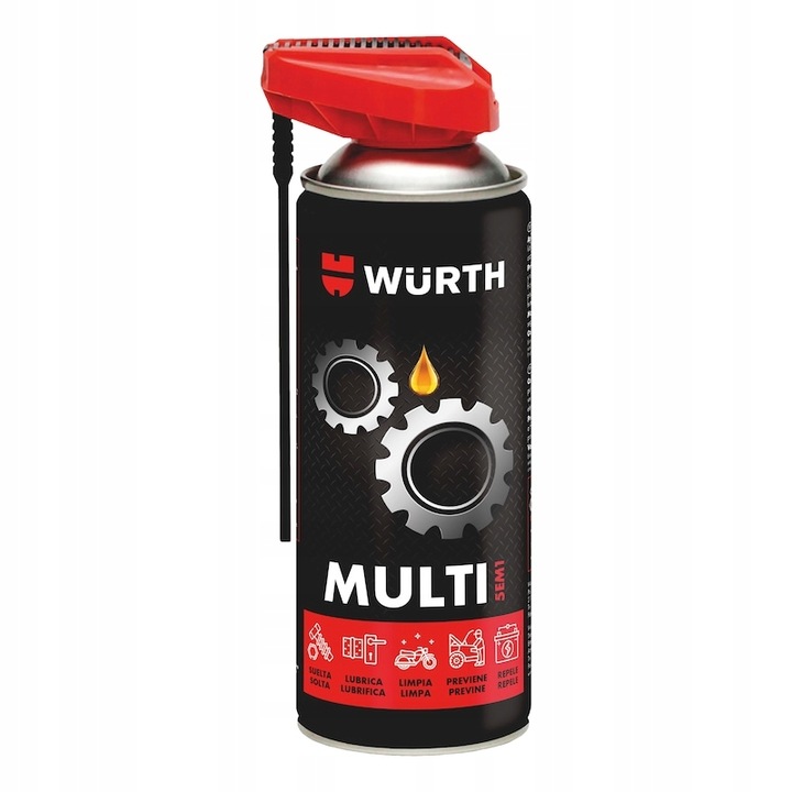 Lubrifiant multifunctional Wurth 5 in 1, 400 ml