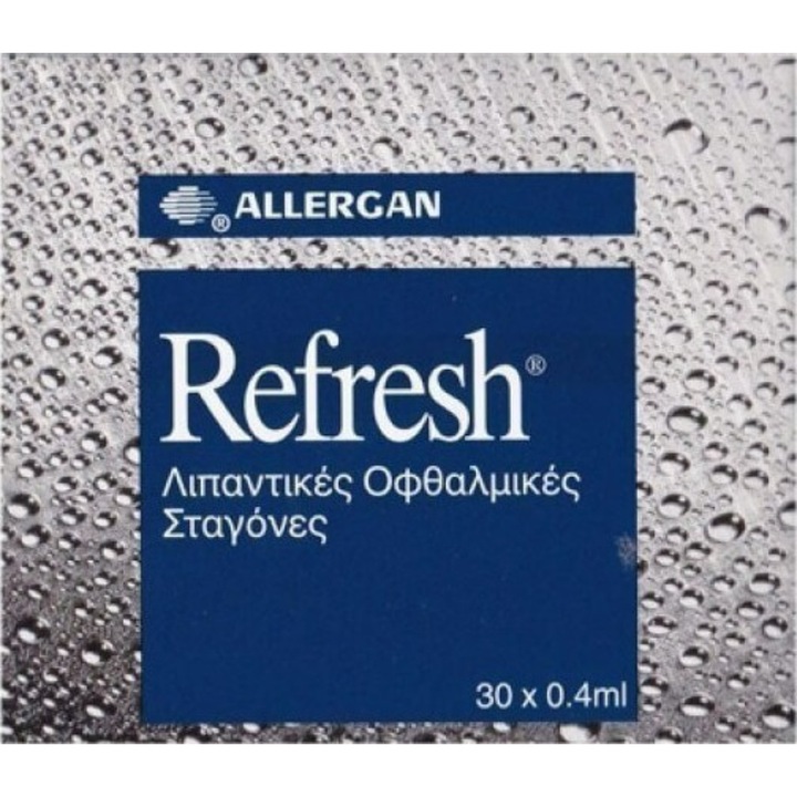 Picaturi lubrifiante pentru ochi Allergan, Efect calmant, 30 x 0.4 ml