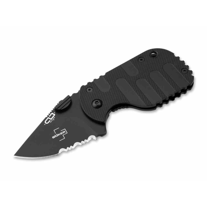 Cutit, BOKER PLUS, Subcom 2.0, 118 mm, Inox, Pliabil, Negru
