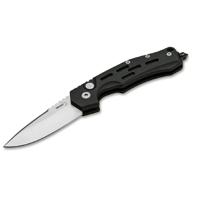 Briceag, Boker Plus, Thunder Storm Auto AUS8, Inox, Argintiu/Negru