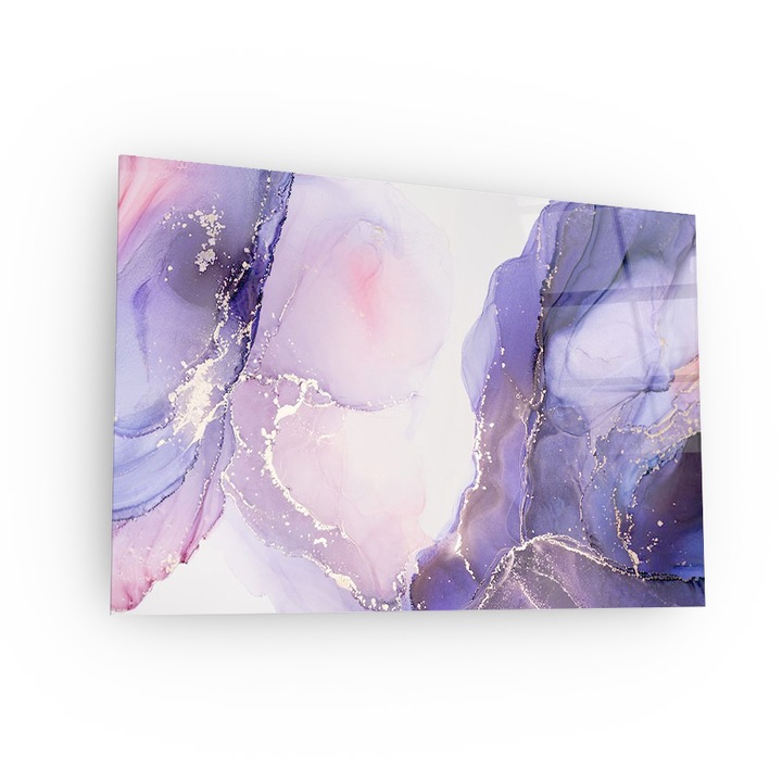 Arthub, Üvegkép, Abstract Purple, 80x120cm