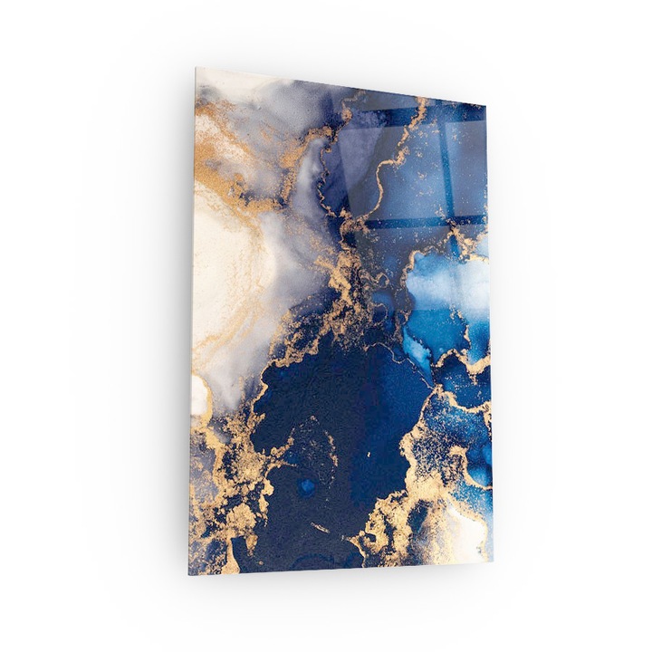 Arthub, Üvegkép, Abstract Art Blue, 50x70cm