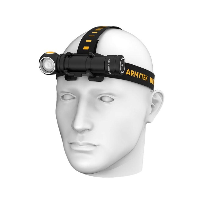 Фенер, Armytek, Wizard C2 Pro Max, магнит, 3720lm, USB, черен