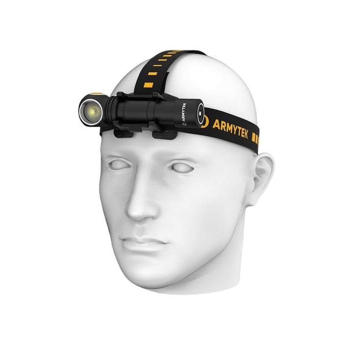 Фенер, Armytek, Wizard C2 Pro, Магнит, USB, 1600lm, 113m, Черен