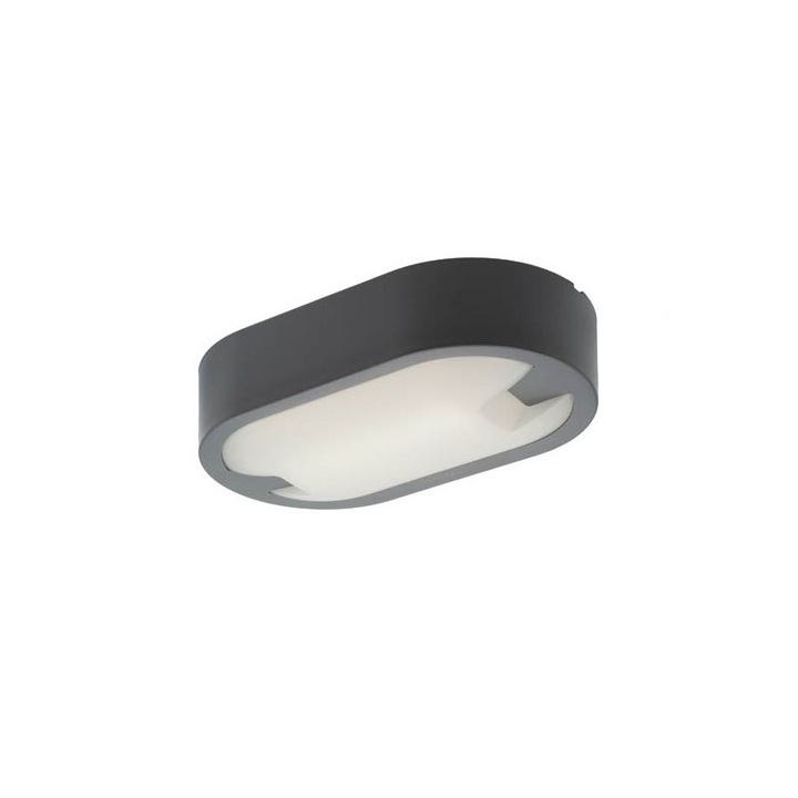 Aplica LED pentru exterior Ori VT-OR2025650, 15W, 975lm, lumina neutra, IP65, neagra, Vito