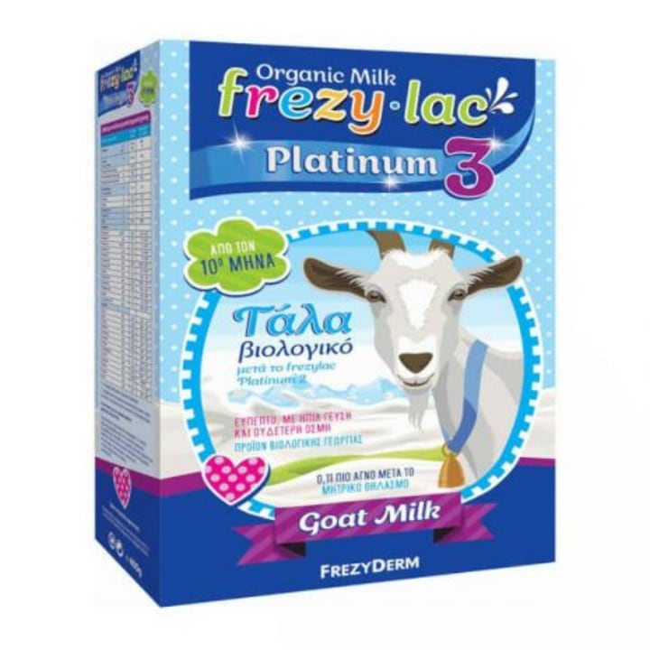 Lapte praf pentru copii Freezyderm, De capra, 400 g, 1-3 ani