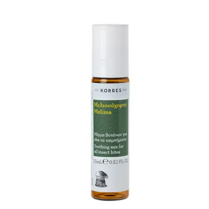 Stick pentru muscaturi de insecte Korres, Cu cimbru, Potrivit pentru copii, 15 ml