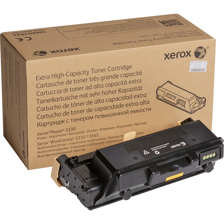 Toner XEROX pentru WC3335, WC3345, Phaser 3330, High Capacity, Negru
