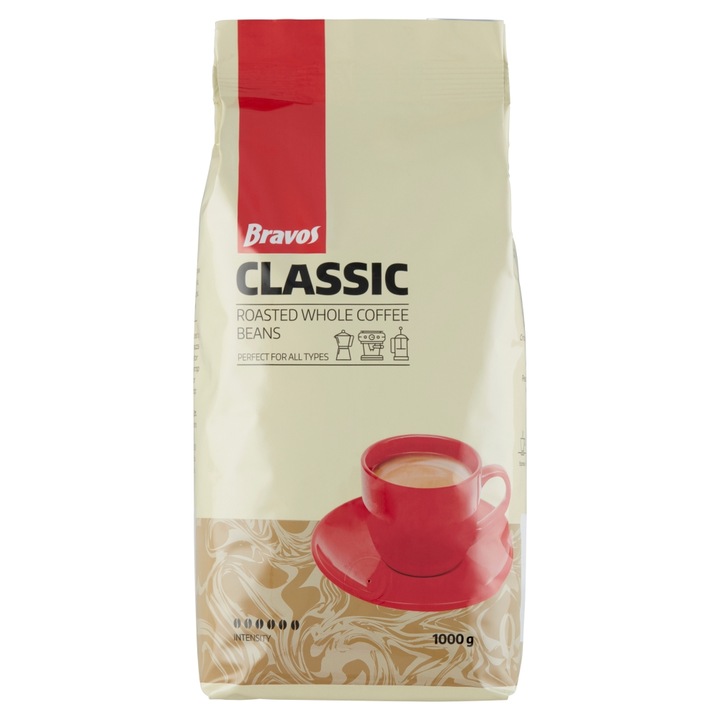 Bravos Classic szemes kávé, 1000g