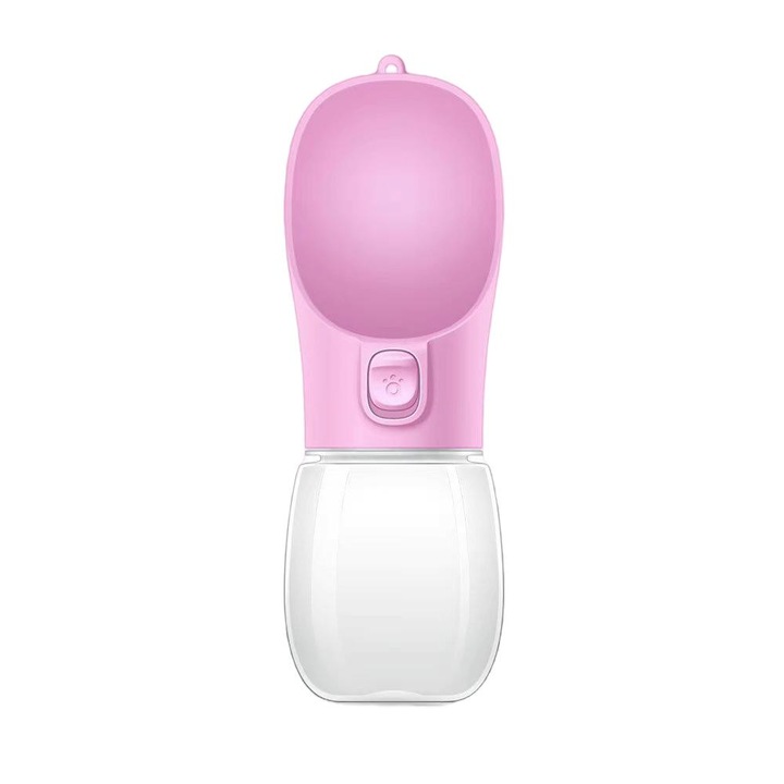 Hordozható víztartály, Naughtytribe, PET, 300 ml, rózsaszín