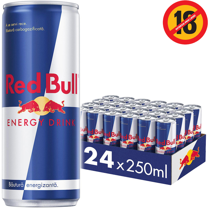 Bautura energizanta Red Bull, 24 x 250 ml