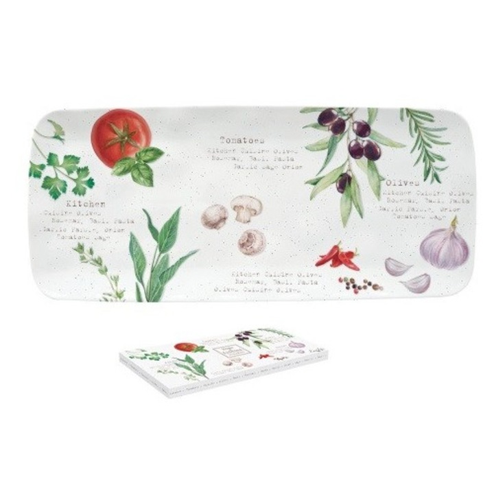 Porcelántálca 36x15,5cm, Home & Kitchen